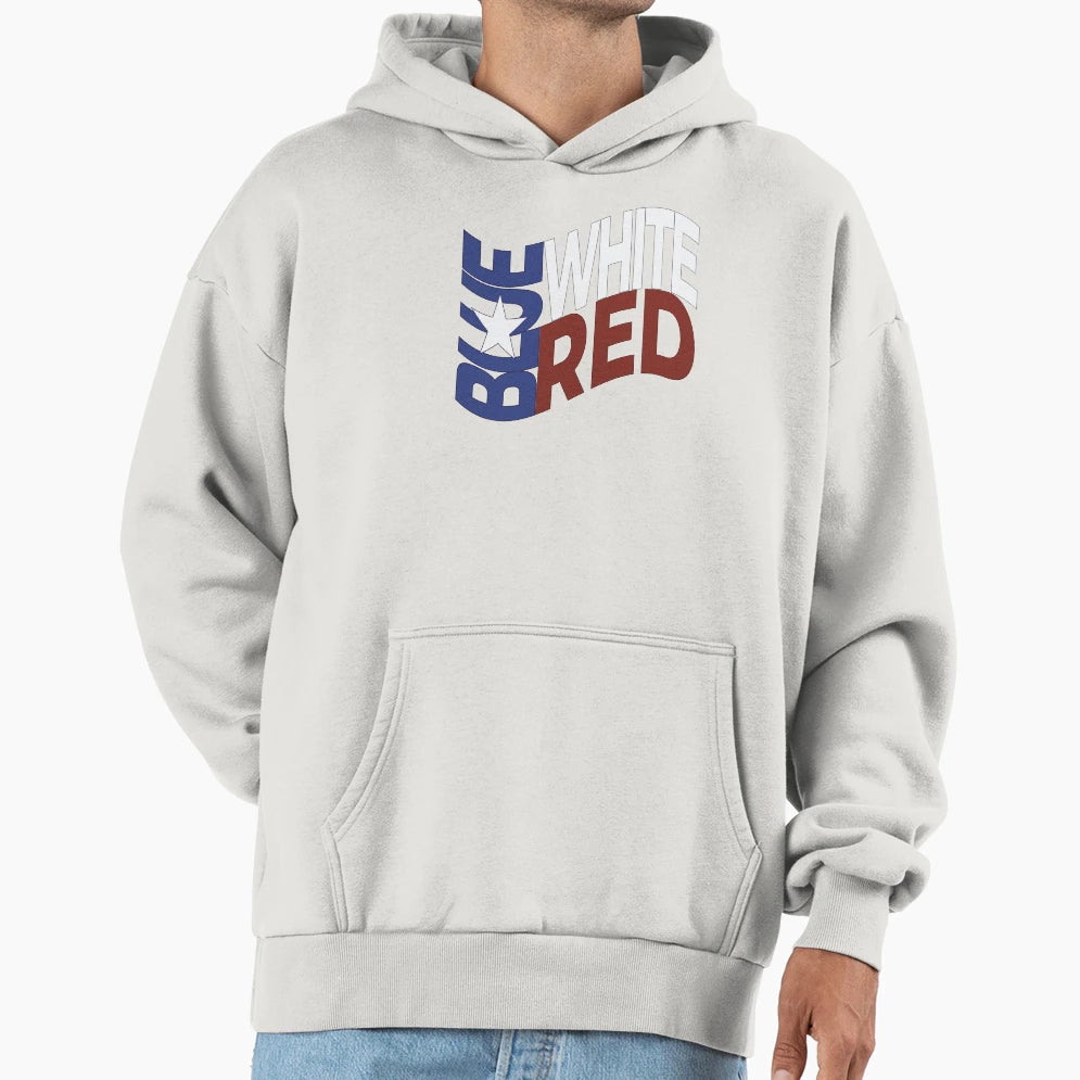 Texas Flag Colors Hoodie - Custom Art Print Unisex - T-Shirt, Sweatshirt, Hoodie