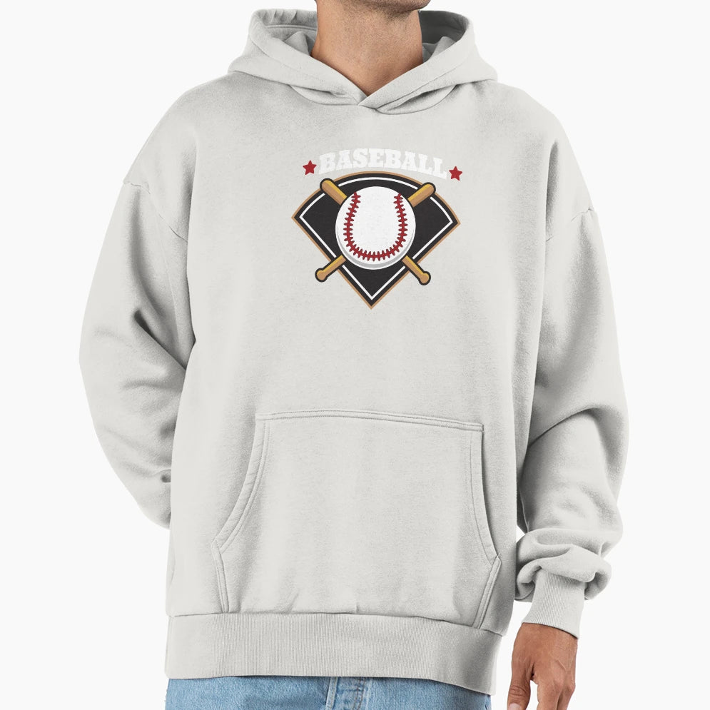 Baseball Hoodie - Trendy Graphic for Adults - T-Shirt, Sweatshirt, Hoodie