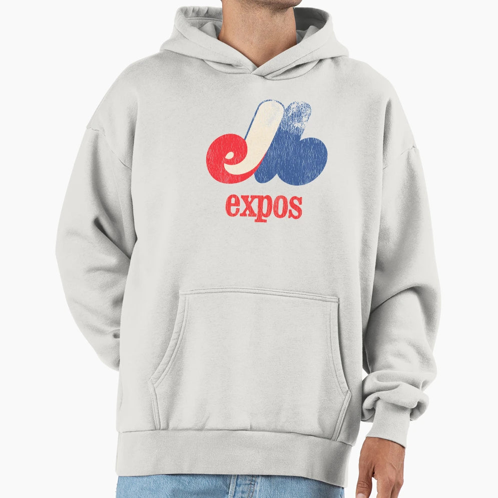 Montreal Expos Hoodie - Novelty Apparel for Adults - T-Shirt, Sweatshirt, Hoodie
