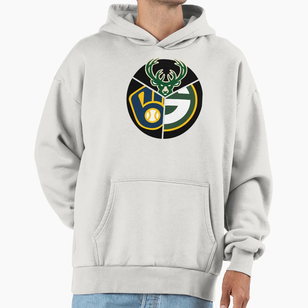 Wisco Sports Triquad Hoodie - Graphic Print Men Women - T-Shirt, Sweatshirt, Hoodie