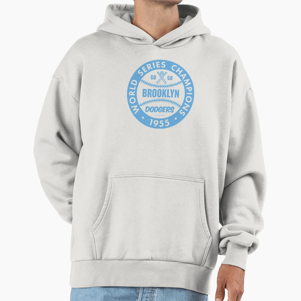 Brook Lyn Dod Gers Hoodie - Novelty Apparel for Adults - T-Shirt, Sweatshirt, Hoodie