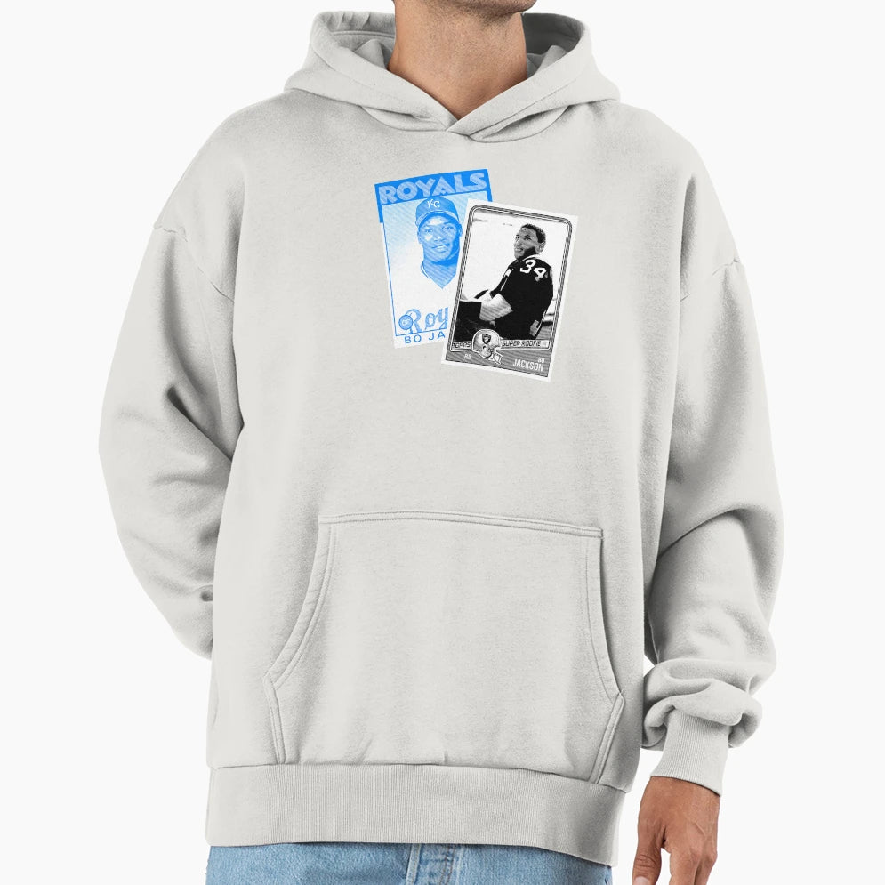 Bo Jackson Rookie Cards Hoodie - Trendy Graphic Men Women - T-Shirt, Sweatshirt, Hoodie
