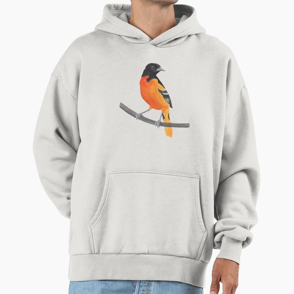 Baltimore Oriole Hoodie - Aesthetic Graphic Unisex - T-Shirt, Sweatshirt, Hoodie