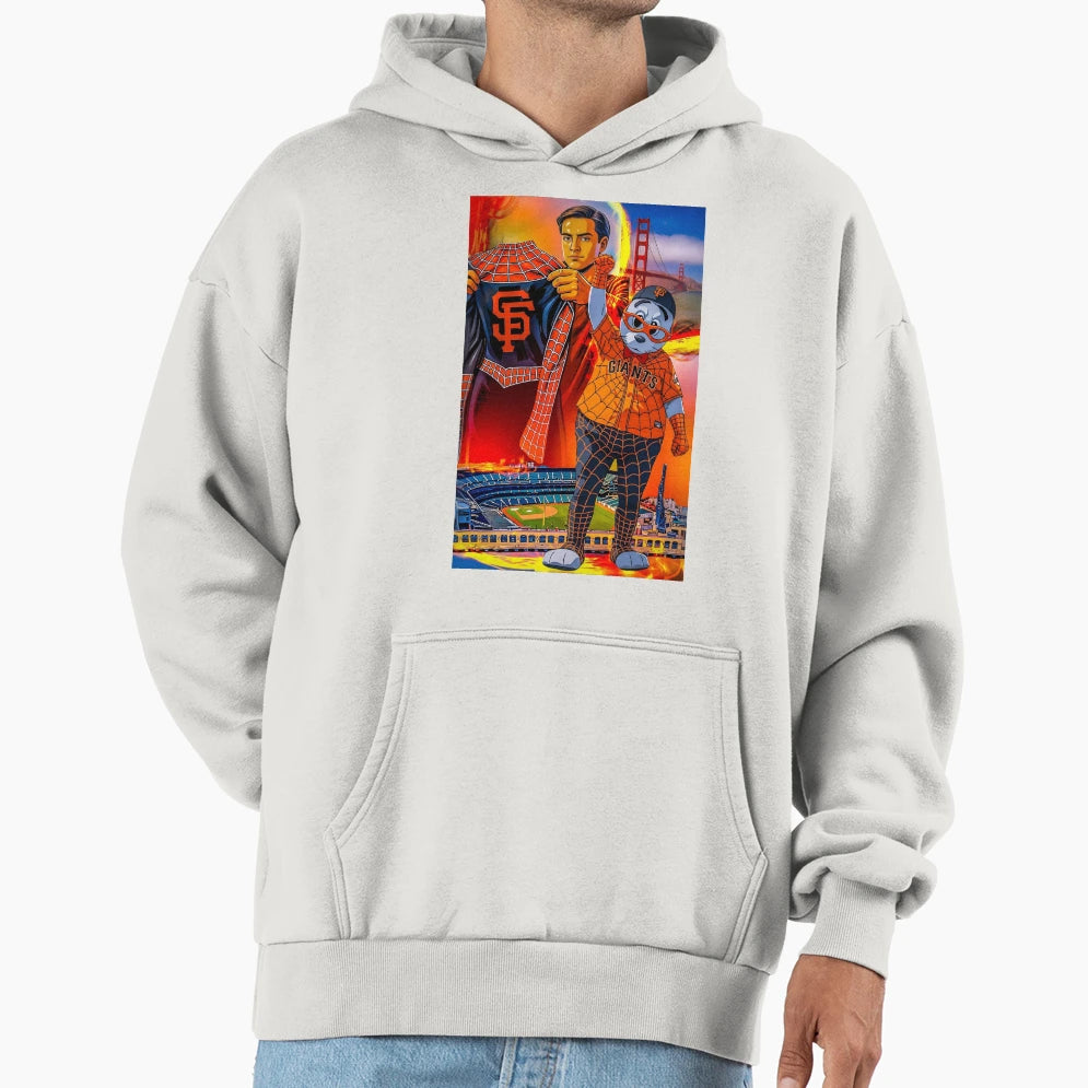 Spider Seal Sf Hoodie - Graphic Print Men Women - T-Shirt, Sweatshirt, Hoodie