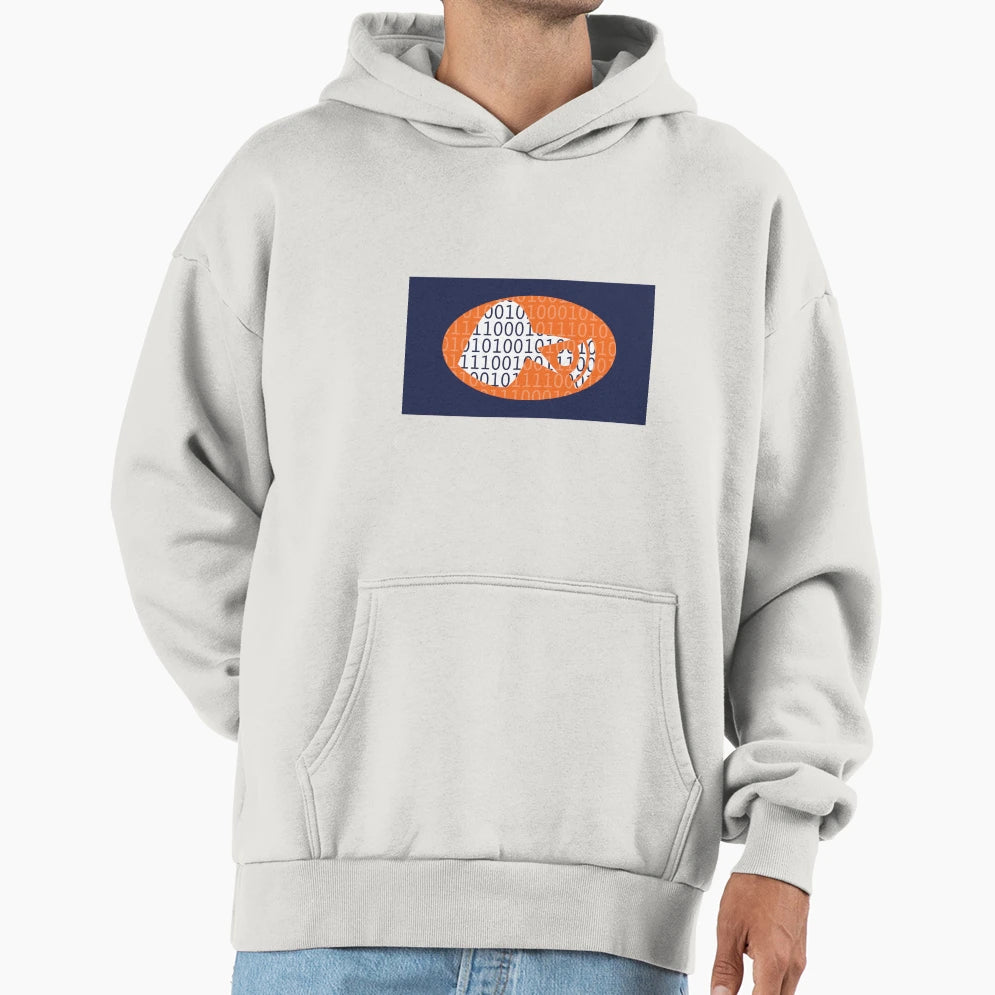 Binary Dove Hoodie - Trendy Graphic for Adults - T-Shirt, Sweatshirt, Hoodie