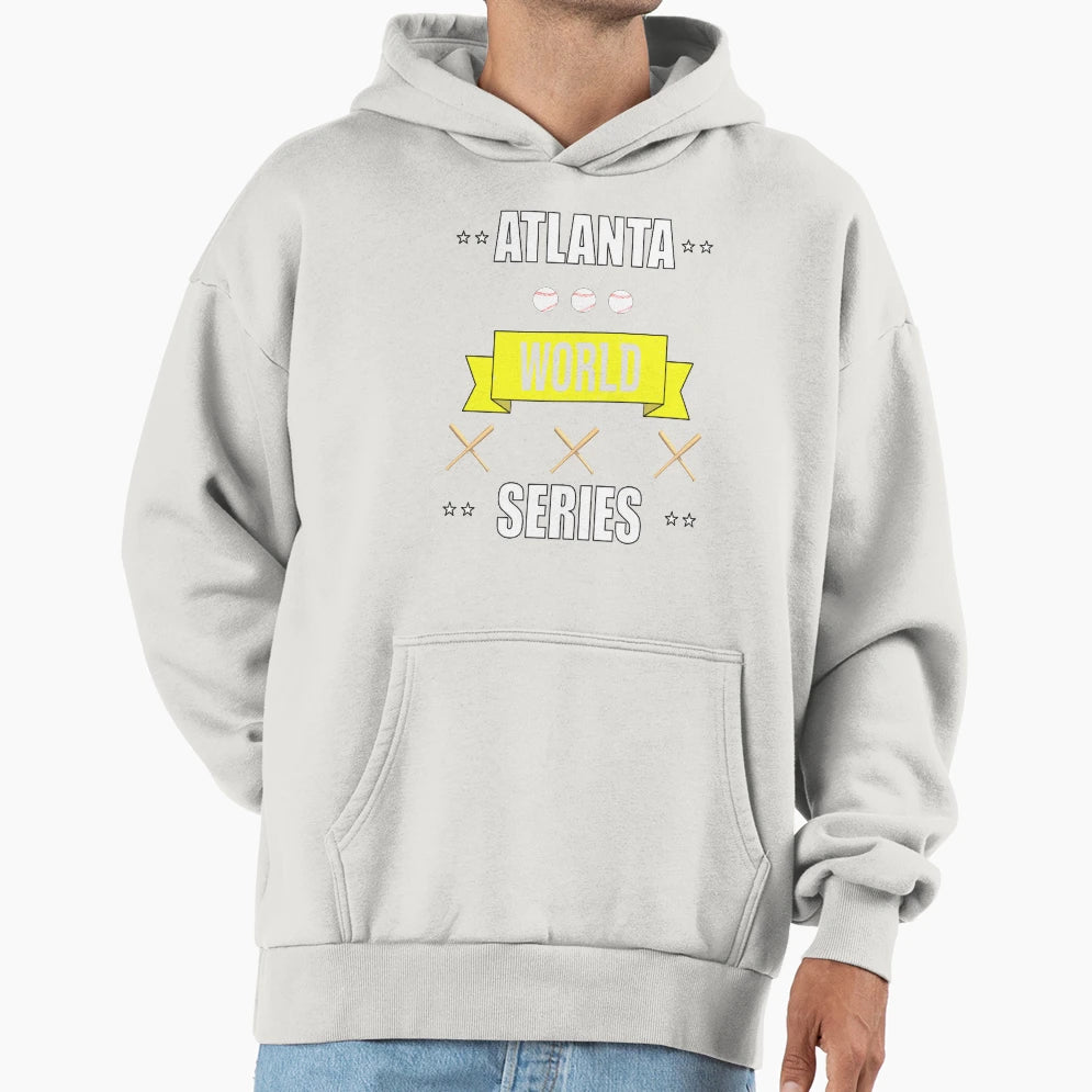 Atlanta Baseball Champions Hoodie - Fun Novelty Design Men Women - T-Shirt, Sweatshirt, Hoodie