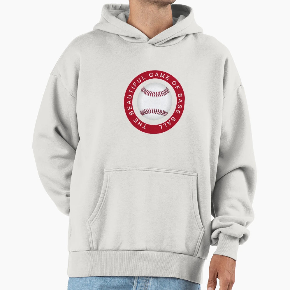Beautiful Game Baseball Hoodie - Unique Graphic for Adults - T-Shirt, Sweatshirt, Hoodie
