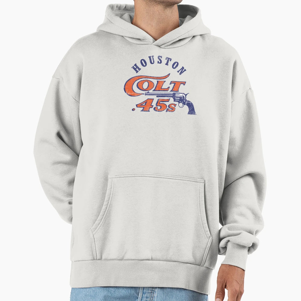 Houston Colt 45 Logo Hoodie - Trendy Graphic Unisex - T-Shirt, Sweatshirt, Hoodie