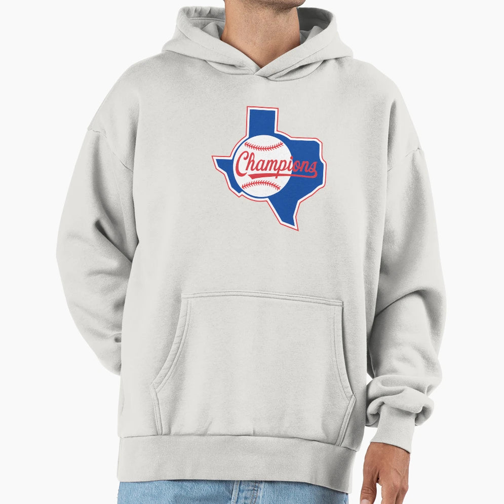 Texas Champions Logo 2 Hoodie - Graphic Print Men Women - T-Shirt, Sweatshirt, Hoodie