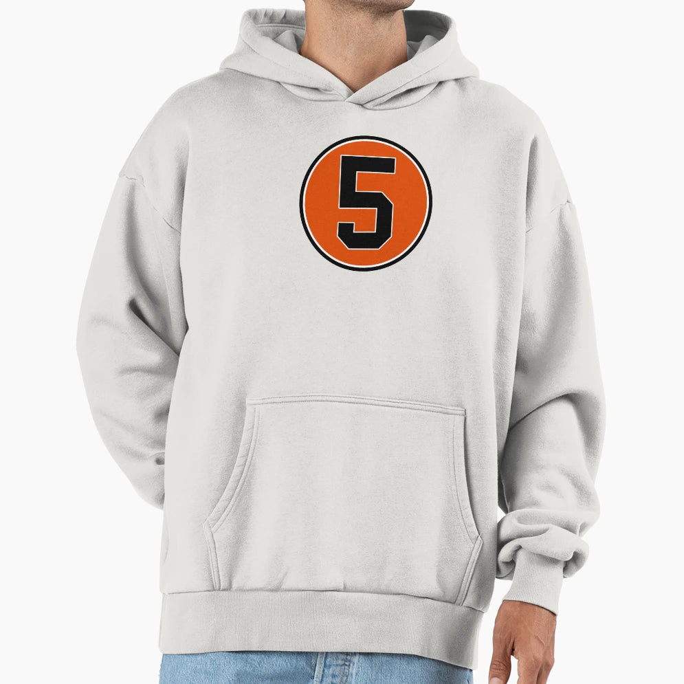 Brooks Robinson 5 Jersey Number Hoodie - Streetwear Style Men Women - T-Shirt, Sweatshirt, Hoodie