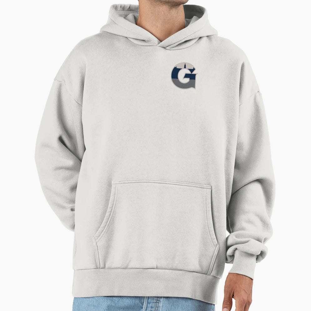 Healy Hall Georgetown Logo Hoodie - Graphic Print for Adults - T-Shirt, Sweatshirt, Hoodie