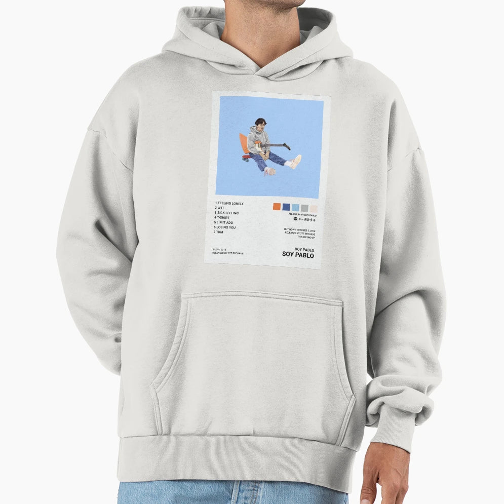 Minimalist Album Soy Pablo Hoodie - Trendy Graphic Unisex - T-Shirt, Sweatshirt, Hoodie