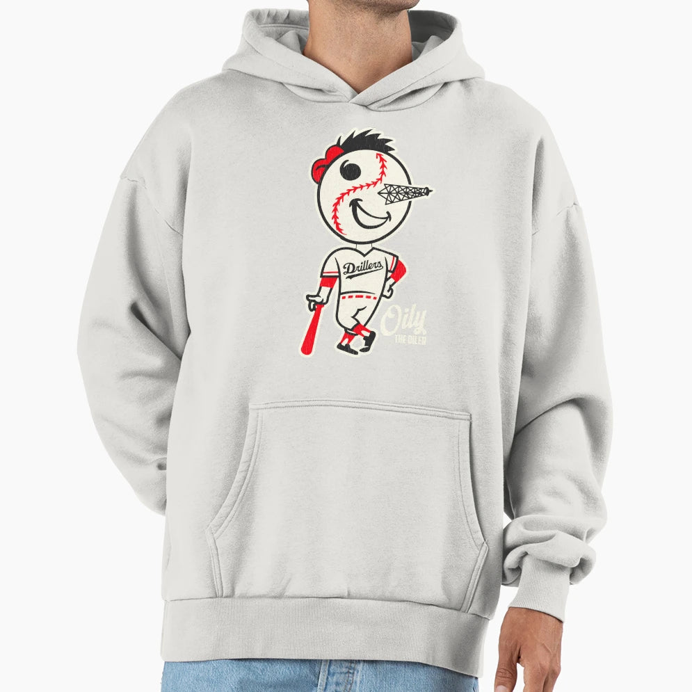 Defunct Tulsa Oilers Baseball Mascot Hoodie - Unique Graphic Unisex - T-Shirt, Sweatshirt, Hoodie