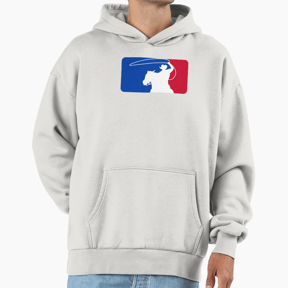Rodeo League Hoodie - Minimalist Print Men Women - T-Shirt, Sweatshirt, Hoodie