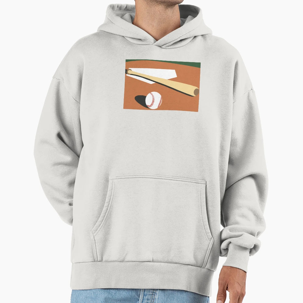Baseball Hoodie - Novelty Apparel Men Women - T-Shirt, Sweatshirt, Hoodie
