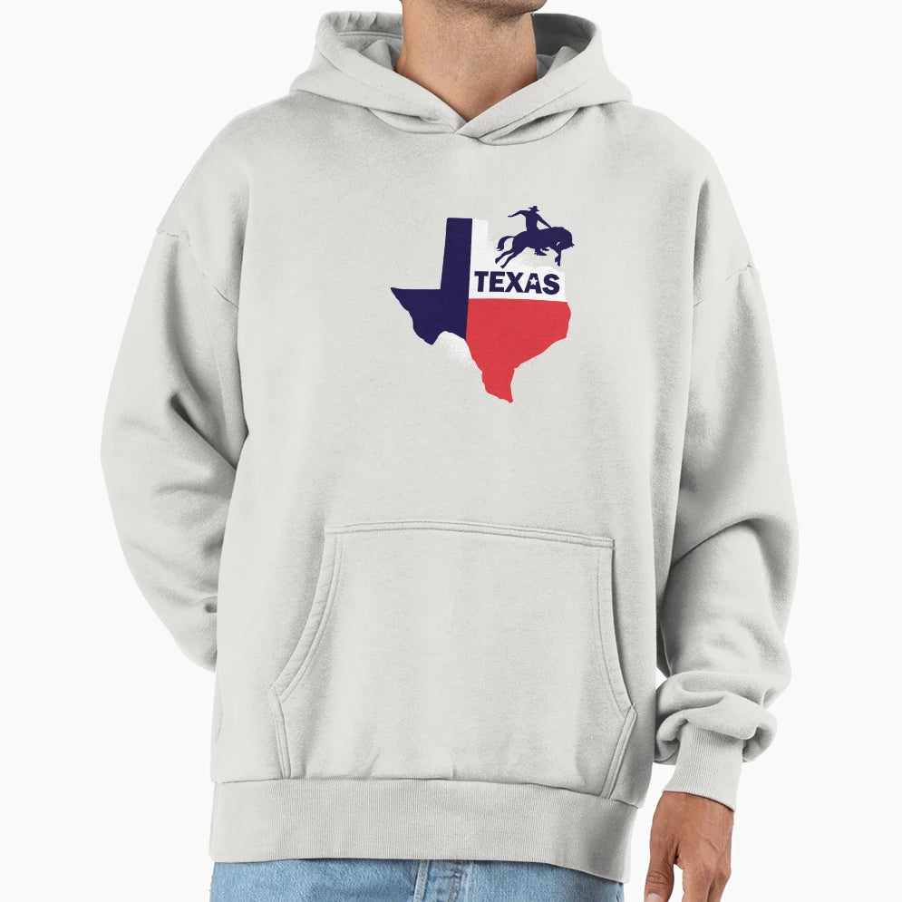 Texas Usa America Cowboy Federal State Hoodie - Graphic Print for Adults - T-Shirt, Sweatshirt, Hoodie
