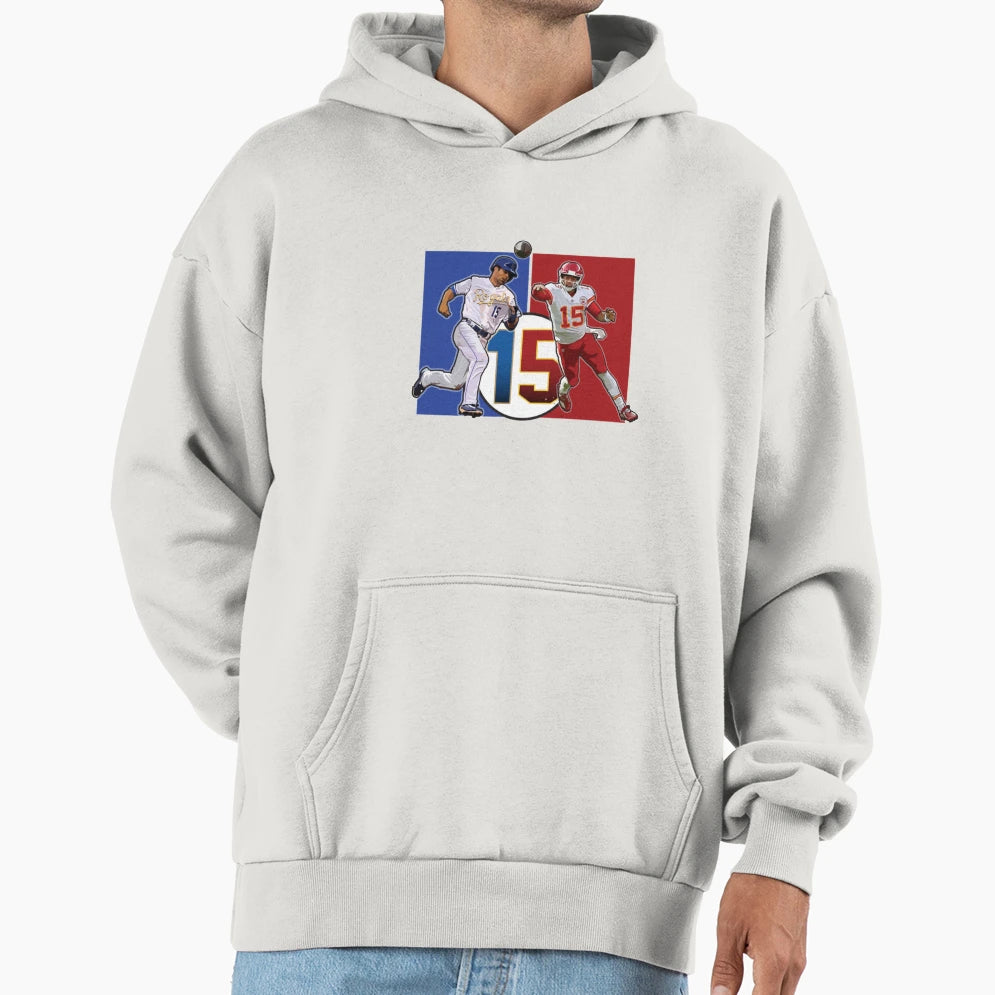 Kansas City 15 Fan Hoodie - Casual Everyday Wear Unisex - T-Shirt, Sweatshirt, Hoodie