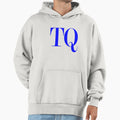 Letters T Q Blue Color Hoodie - Custom Art Print Men Women - T-Shirt, Sweatshirt, Hoodie