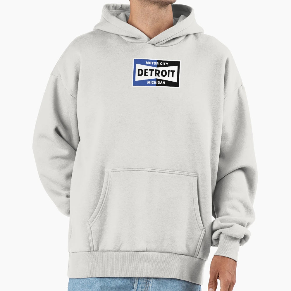 Detroit Motor City Hoodie - Custom Art Print Men Women - T-Shirt, Sweatshirt, Hoodie