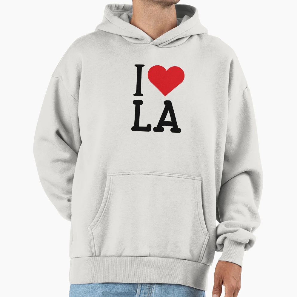 I Love La I Heart La I Love Los Angeles Hoodie - Unique Graphic for Adults - T-Shirt, Sweatshirt, Hoodie
