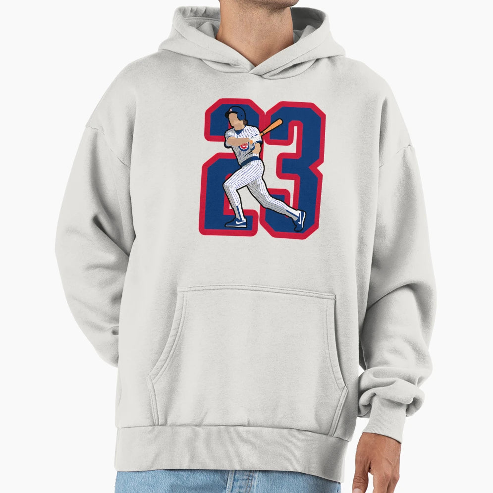 Ryne Sandberg 23 Hoodie - Custom Art Print Unisex - T-Shirt, Sweatshirt, Hoodie