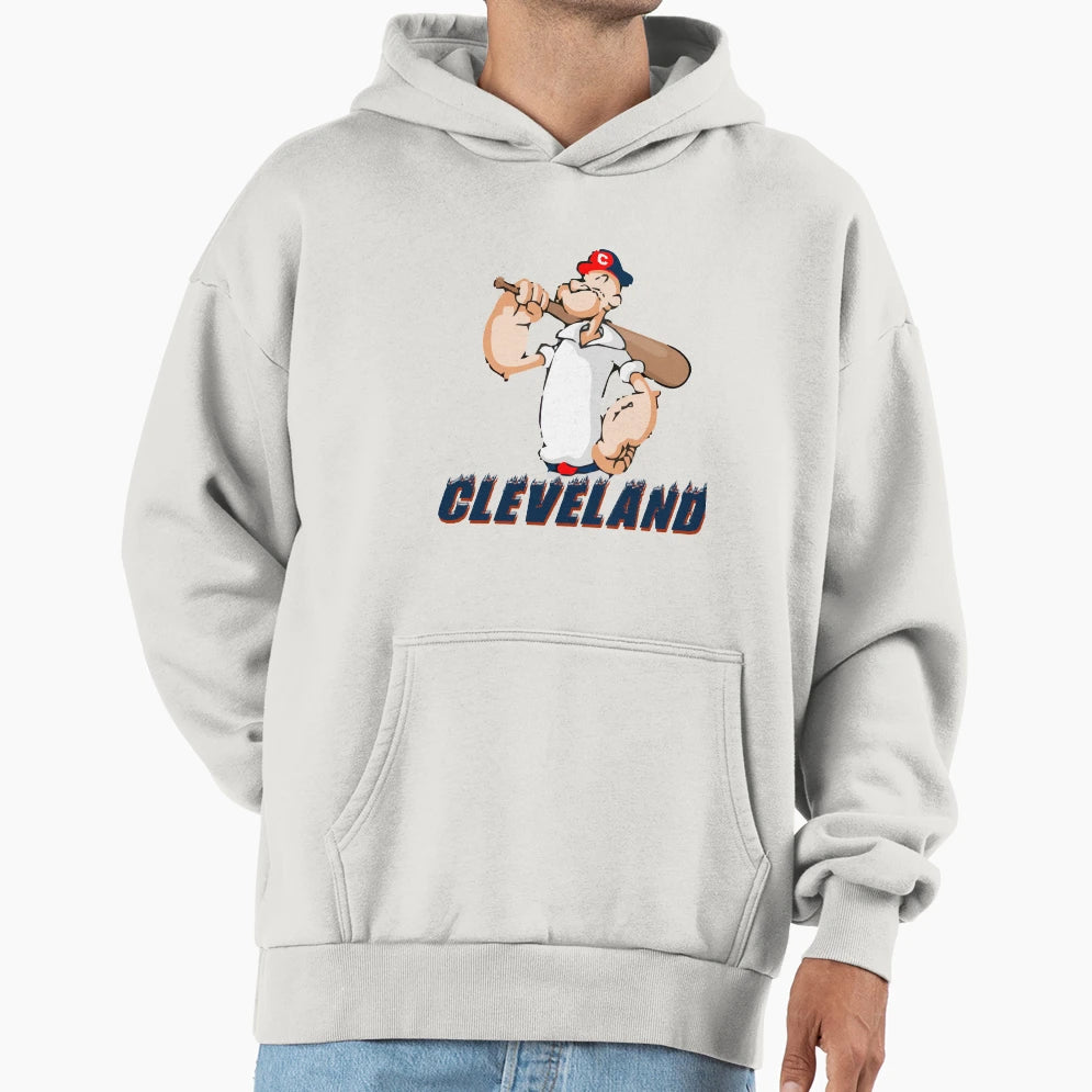 Popeye Cleveland Hoodie - Unique Graphic Unisex - T-Shirt, Sweatshirt, Hoodie