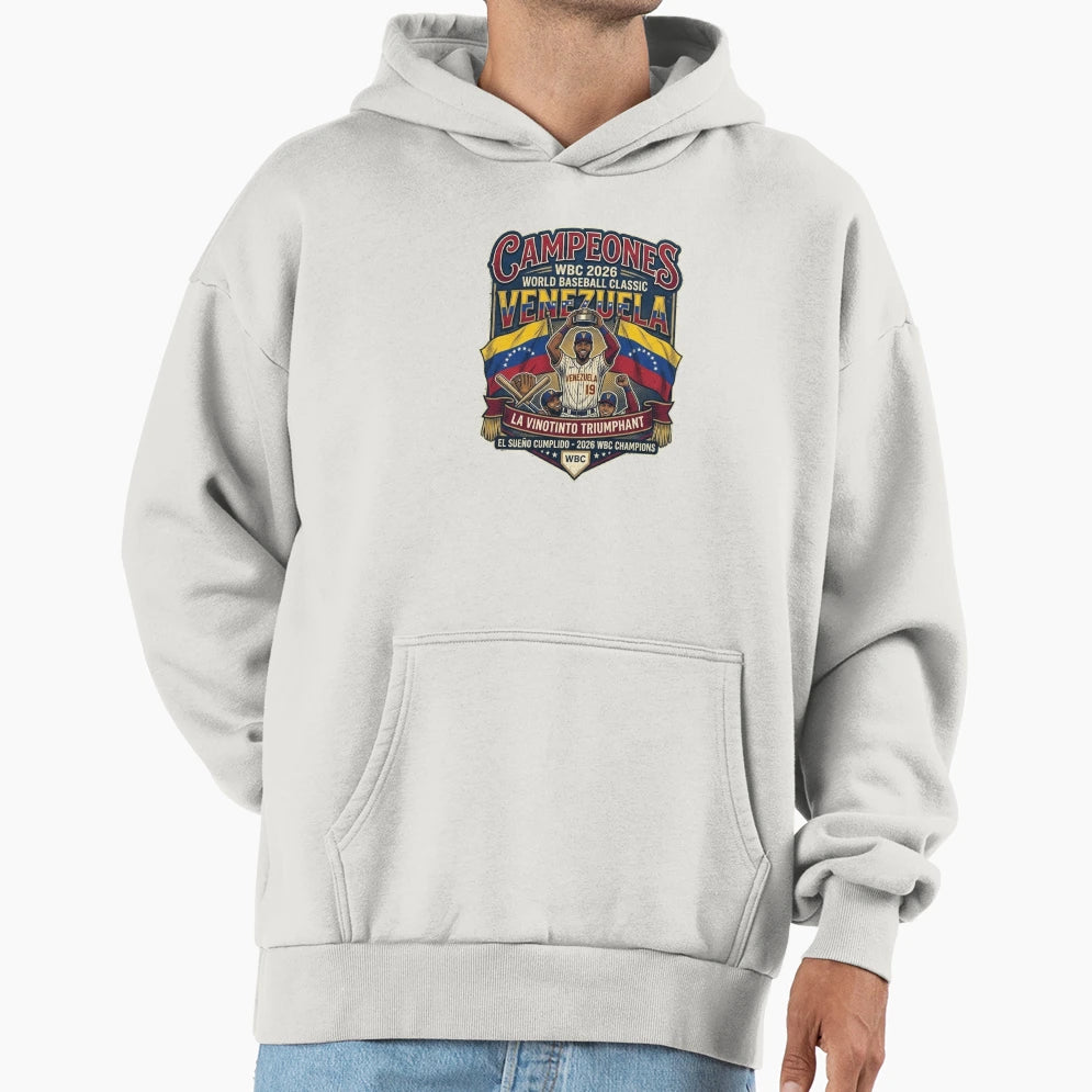 Venezuela Wbc 2026 Champions El Sue O Hoodie - Streetwear Style Men Women - T-Shirt, Sweatshirt, Hoodie