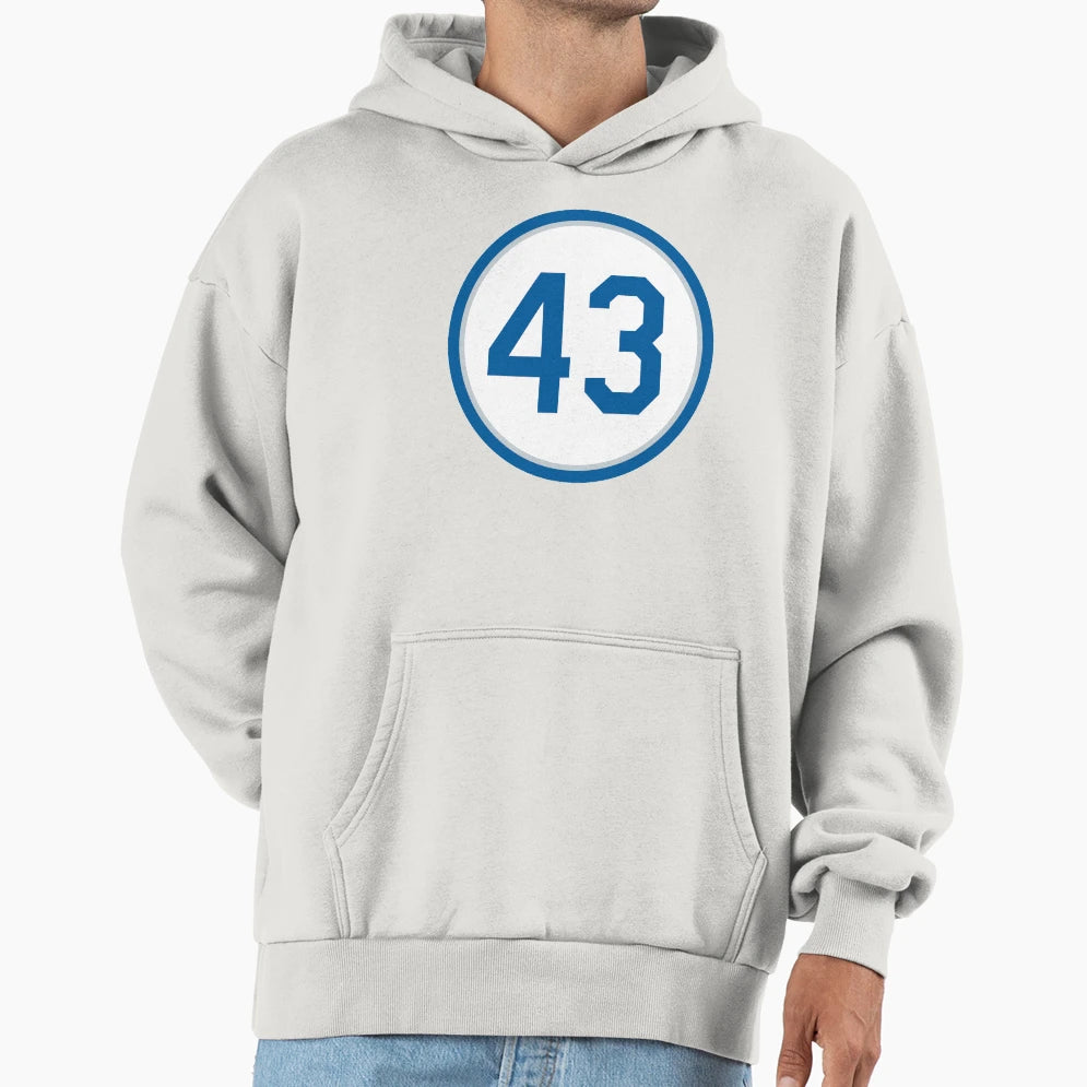 Raul Mondesi 43 Jersey Number Hoodie - Casual Everyday Wear Men Women - T-Shirt, Sweatshirt, Hoodie