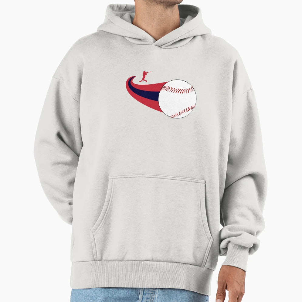 Boston Home Run Comet Trail Hoodie - Trendy Graphic for Adults - T-Shirt, Sweatshirt, Hoodie