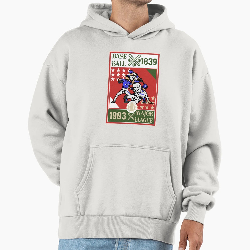 Baseball Hoodie - Streetwear Style Unisex - T-Shirt, Sweatshirt, Hoodie