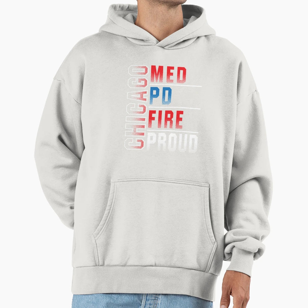 Chicago Med Chicago Pd Chicago Fire T-Shirt - Streetwear Style for Adults - T-Shirt, Sweatshirt, Hoodie