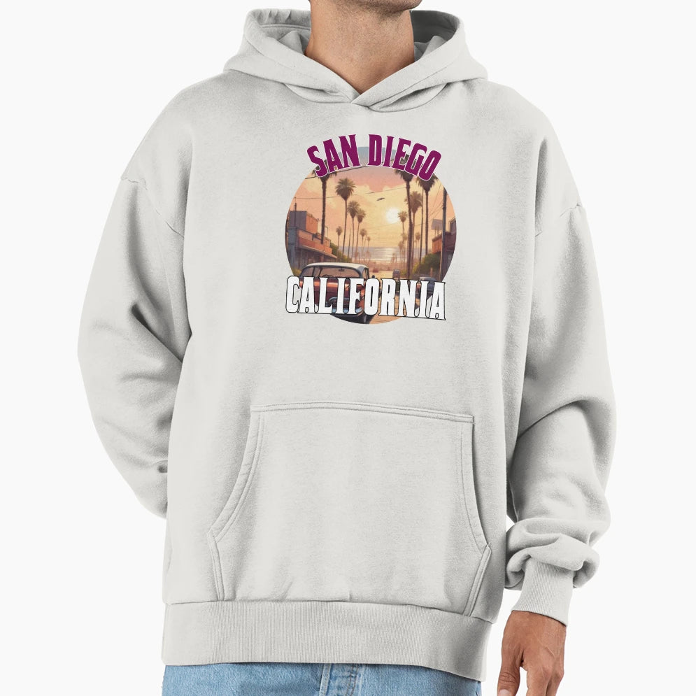 California San Diego Hoodie - Streetwear Style for Adults - T-Shirt, Sweatshirt, Hoodie