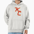 Kc Monograph Chiefs Colors Hoodie - Trendy Graphic for Adults - T-Shirt, Sweatshirt, Hoodie