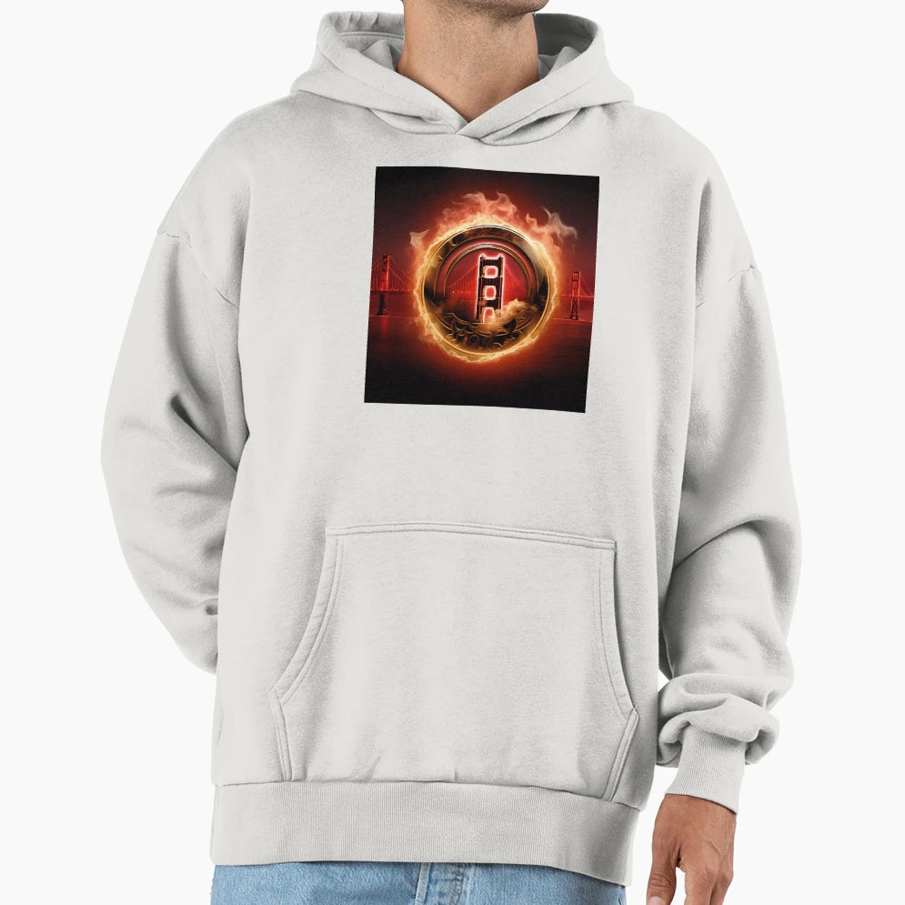 Champions Fire Golden Gate Bridge Hoodie - Casual Everyday Wear Unisex - T-Shirt, Sweatshirt, Hoodie