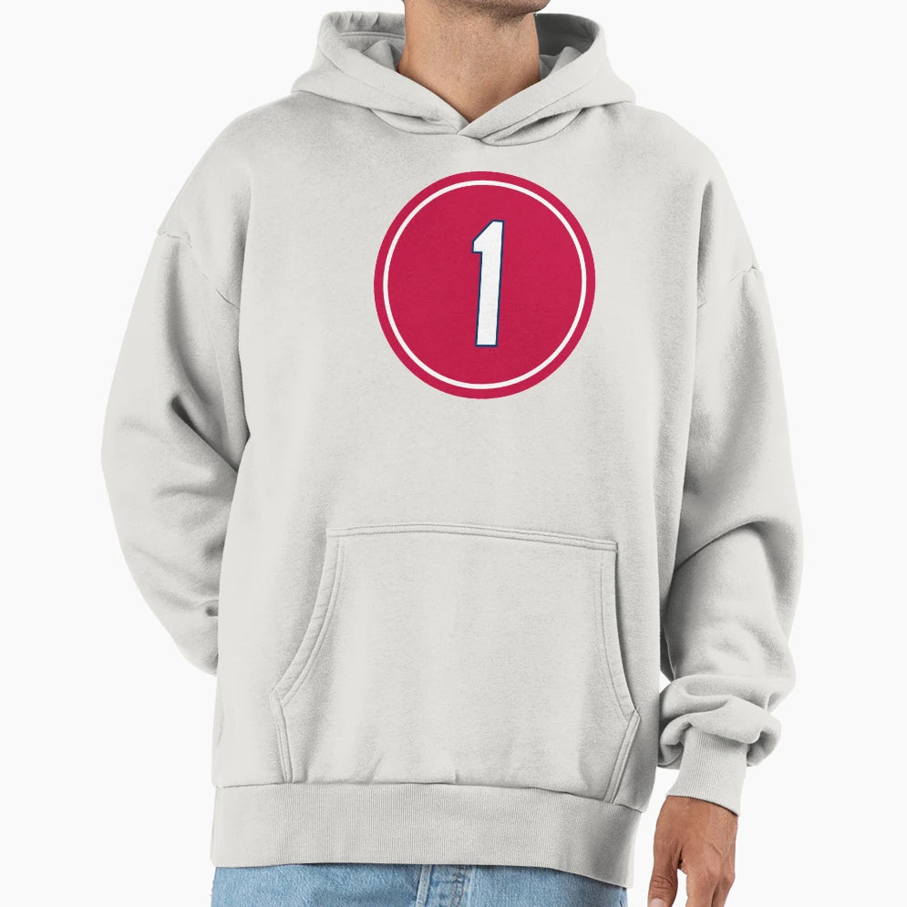 Ozzie Smith 1 Jersey Number Hoodie - Custom Art Print Unisex - T-Shirt, Sweatshirt, Hoodie