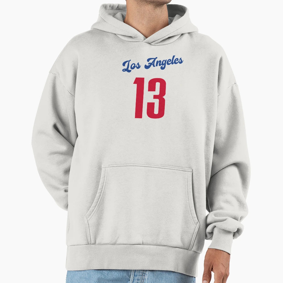 Los Angeles 13 Paul George Hoodie - Aesthetic Graphic Men Women - T-Shirt, Sweatshirt, Hoodie