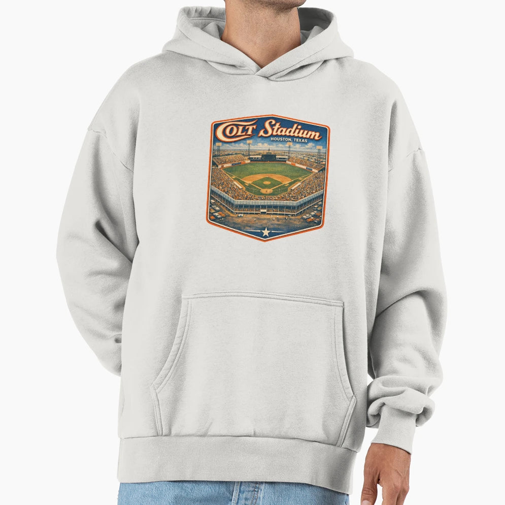 Colt Stadium Houston Legacy Hoodie - Fun Novelty Design Men Women - T-Shirt, Sweatshirt, Hoodie