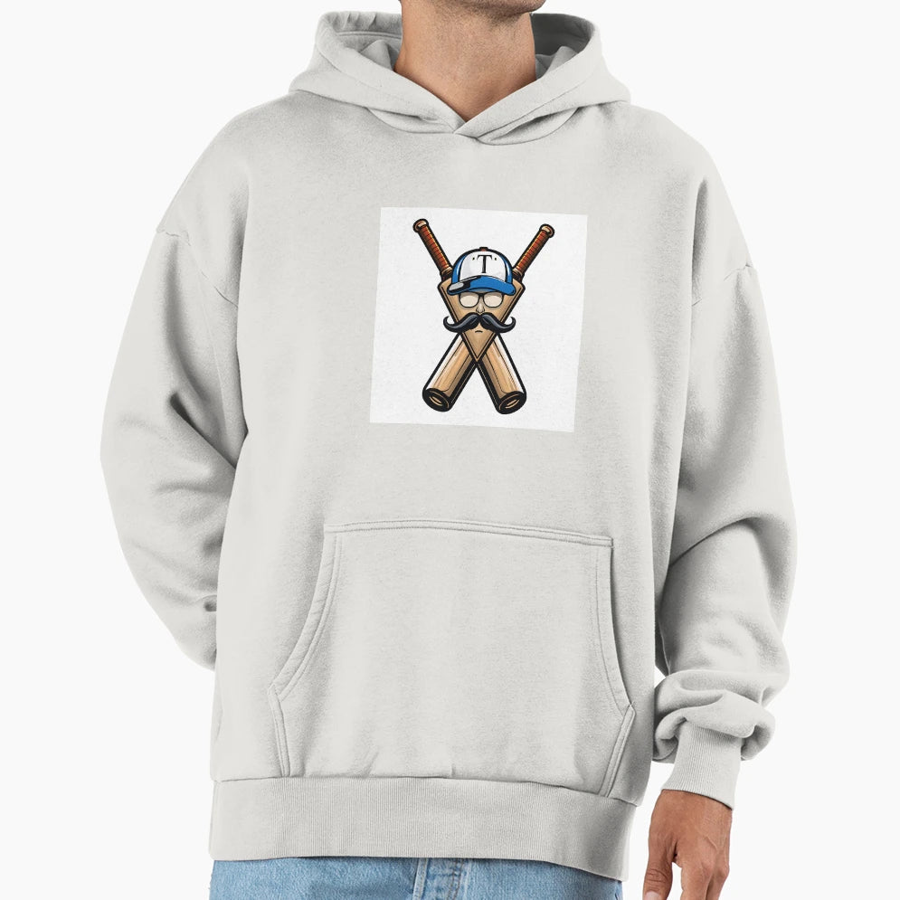 Travball Logo Illustration Crossed Hoodie - Minimalist Print for Adults - T-Shirt, Sweatshirt, Hoodie