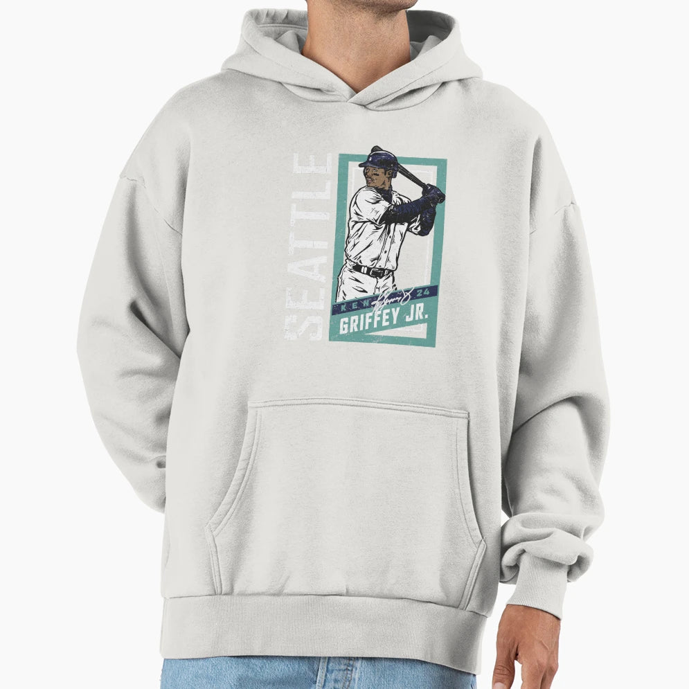 Ken Griffey Jr Sports Card Hoodie - Trendy Graphic Unisex - T-Shirt, Sweatshirt, Hoodie