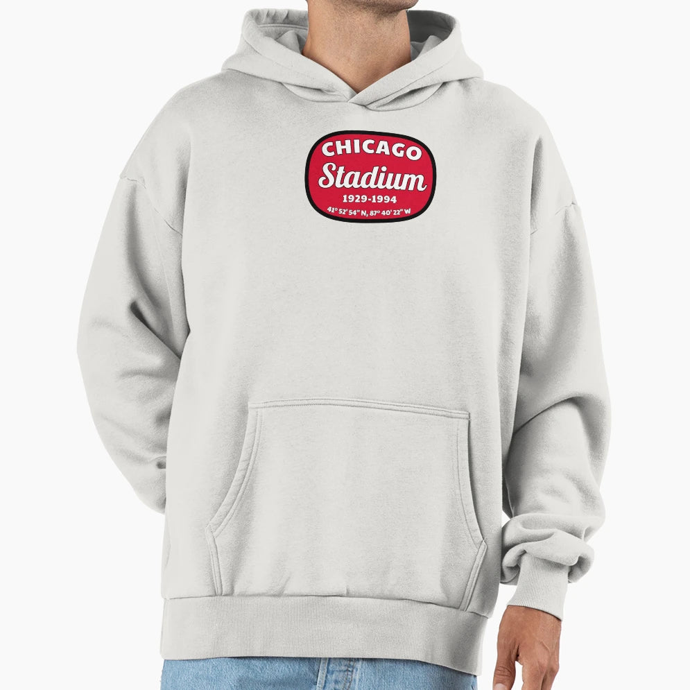 Tribute To Chicago Stadium Hoodie - Minimalist Print Unisex - T-Shirt, Sweatshirt, Hoodie