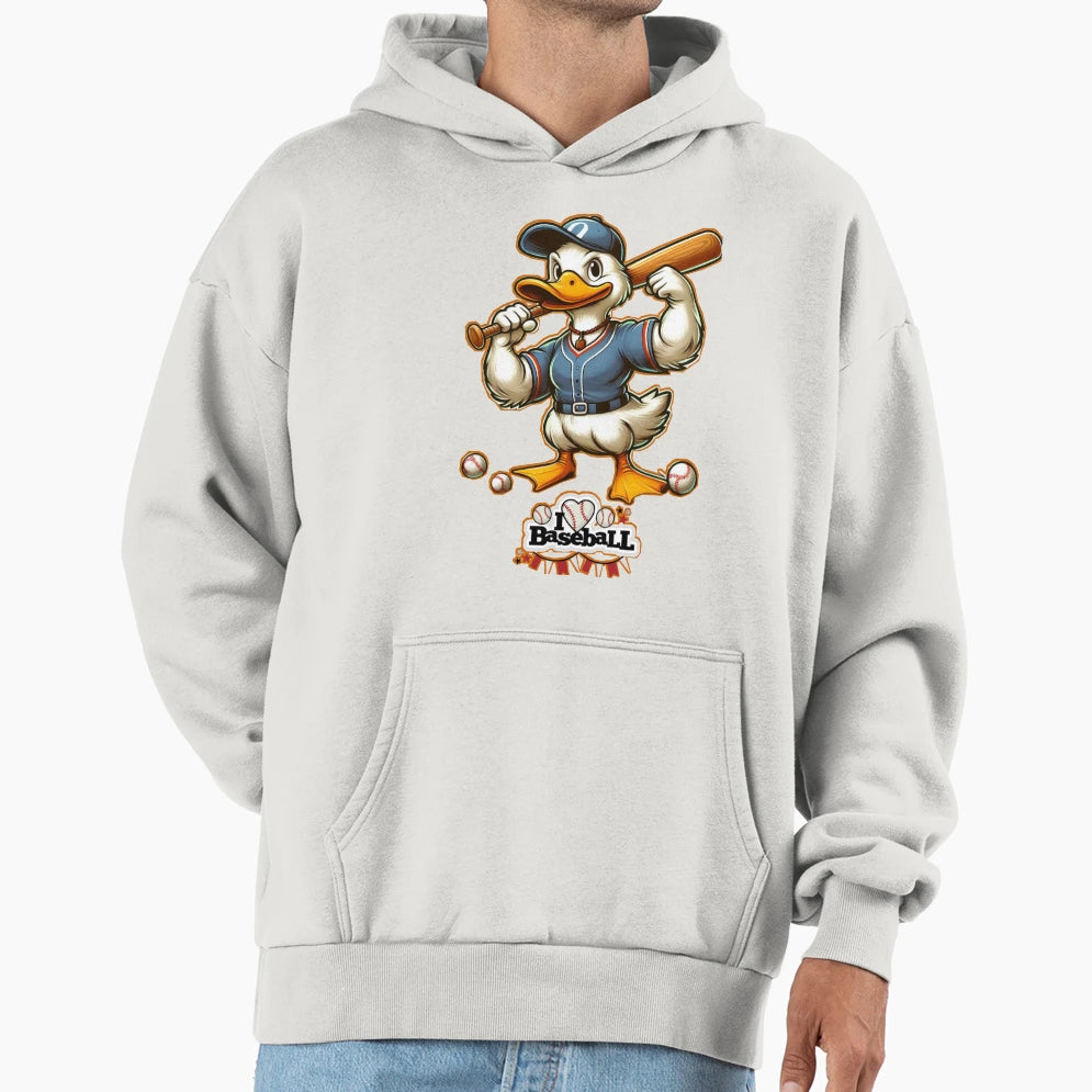 I Love Baseball Hoodie - Unique Graphic Unisex - T-Shirt, Sweatshirt, Hoodie