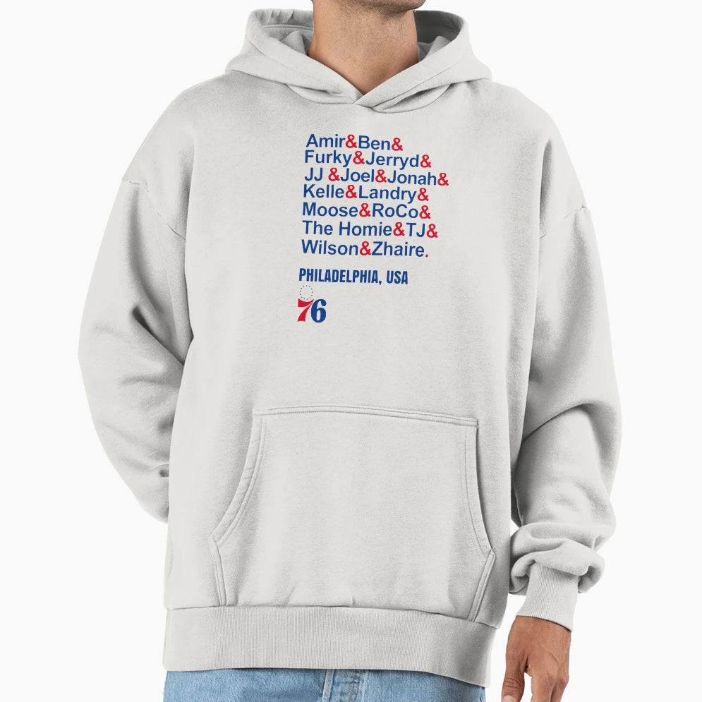 Amir Ben Furky Jerryd Philadelphia Hoodie - Minimalist Print for Adults - T-Shirt, Sweatshirt, Hoodie