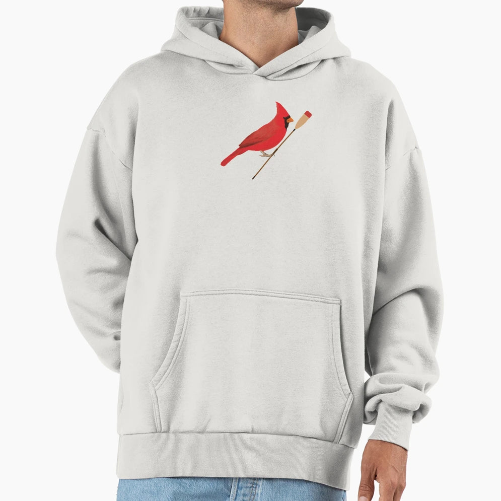 Crew Cardinal Hoodie - Fun Novelty Design Men Women - T-Shirt, Sweatshirt, Hoodie