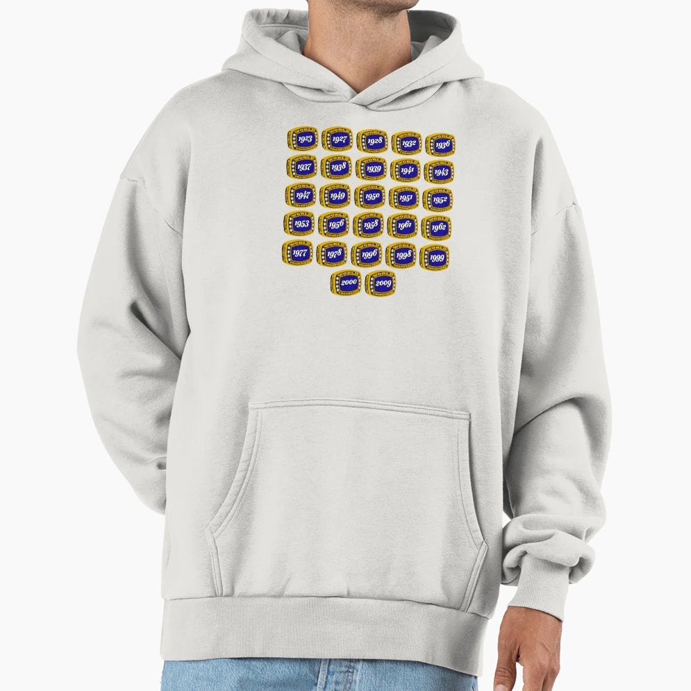 27 Time Champions Hoodie - Streetwear Style Unisex - T-Shirt, Sweatshirt, Hoodie