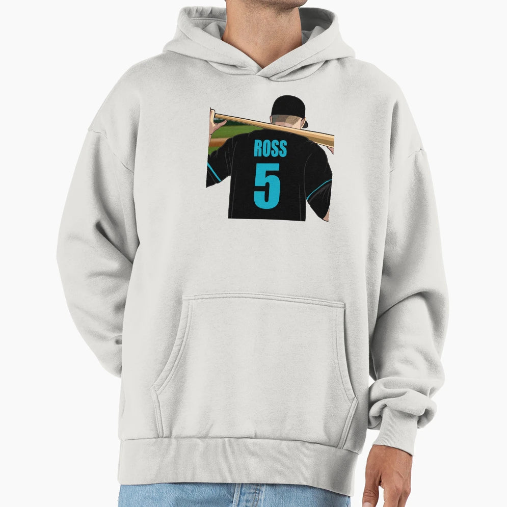 Ross Baseball Hoodie - Unique Graphic for Adults - T-Shirt, Sweatshirt, Hoodie