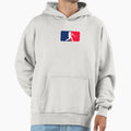 Baseball Sport Drawing Hoodie - Novelty Apparel for Adults - T-Shirt, Sweatshirt, Hoodie