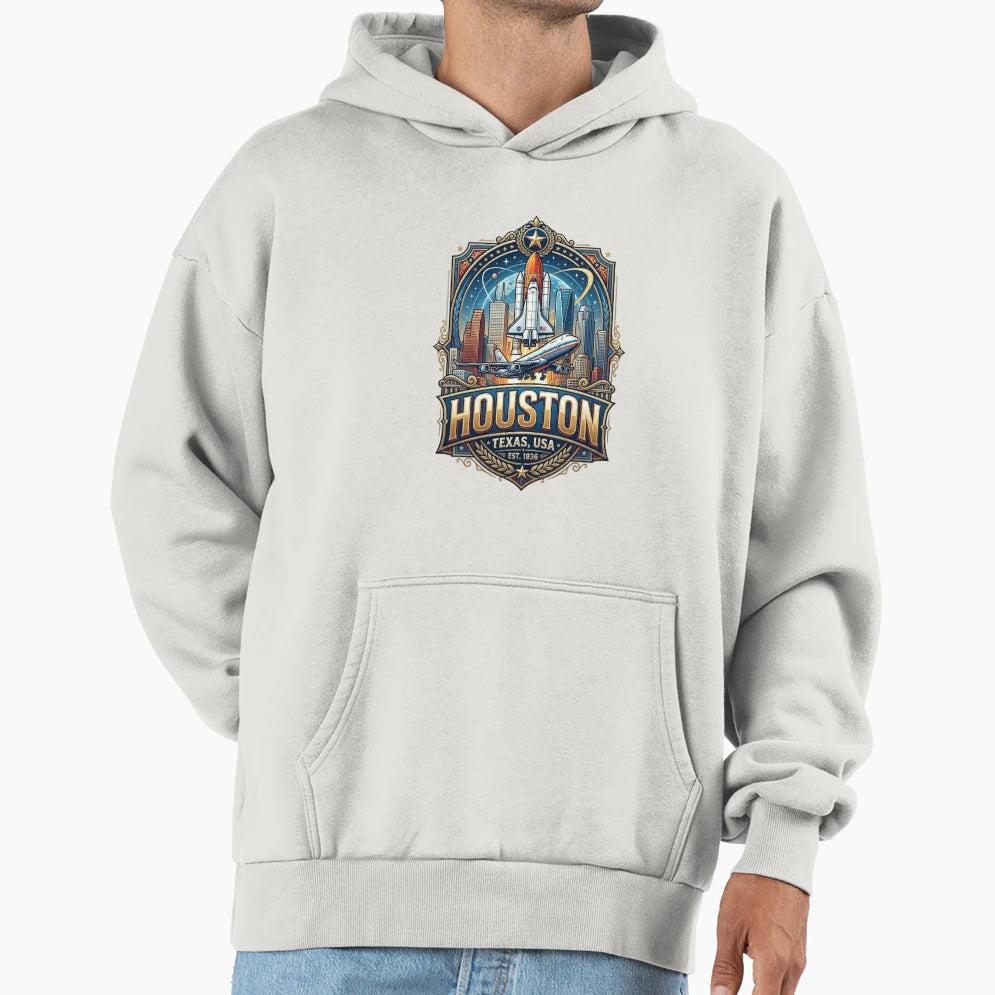 Houston Texas Hoodie - Trendy Graphic Men Women - T-Shirt, Sweatshirt, Hoodie