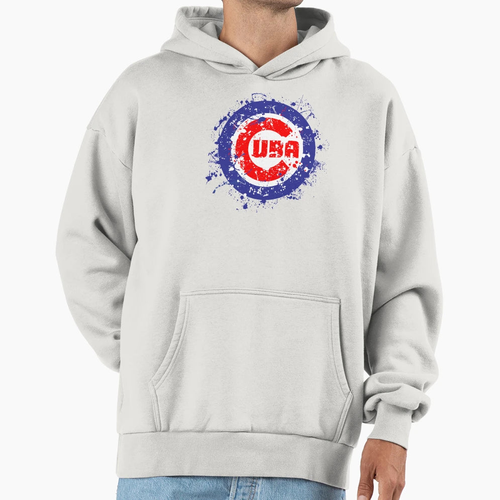Cuba Splatter Hoodie - Custom Art Print Unisex - T-Shirt, Sweatshirt, Hoodie