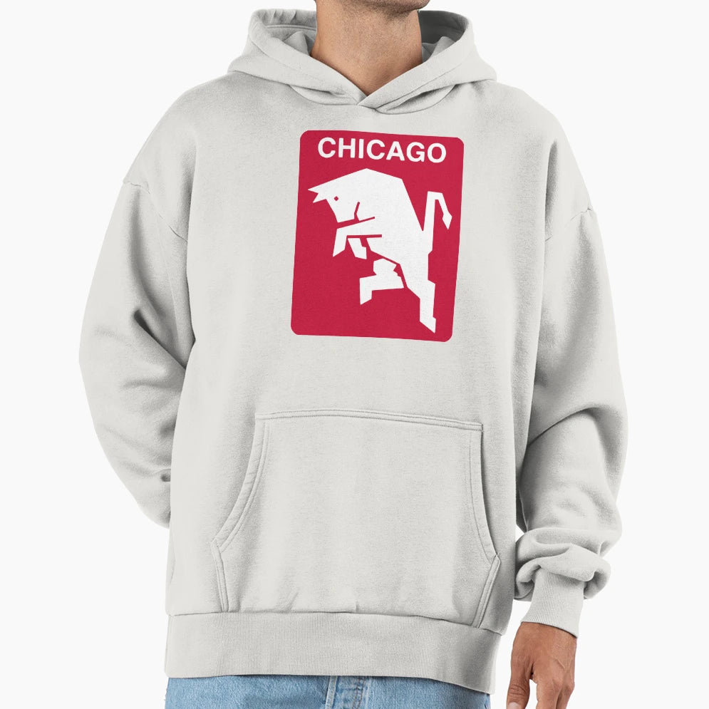 Chicago Hoodie - Aesthetic Graphic for Adults - T-Shirt, Sweatshirt, Hoodie