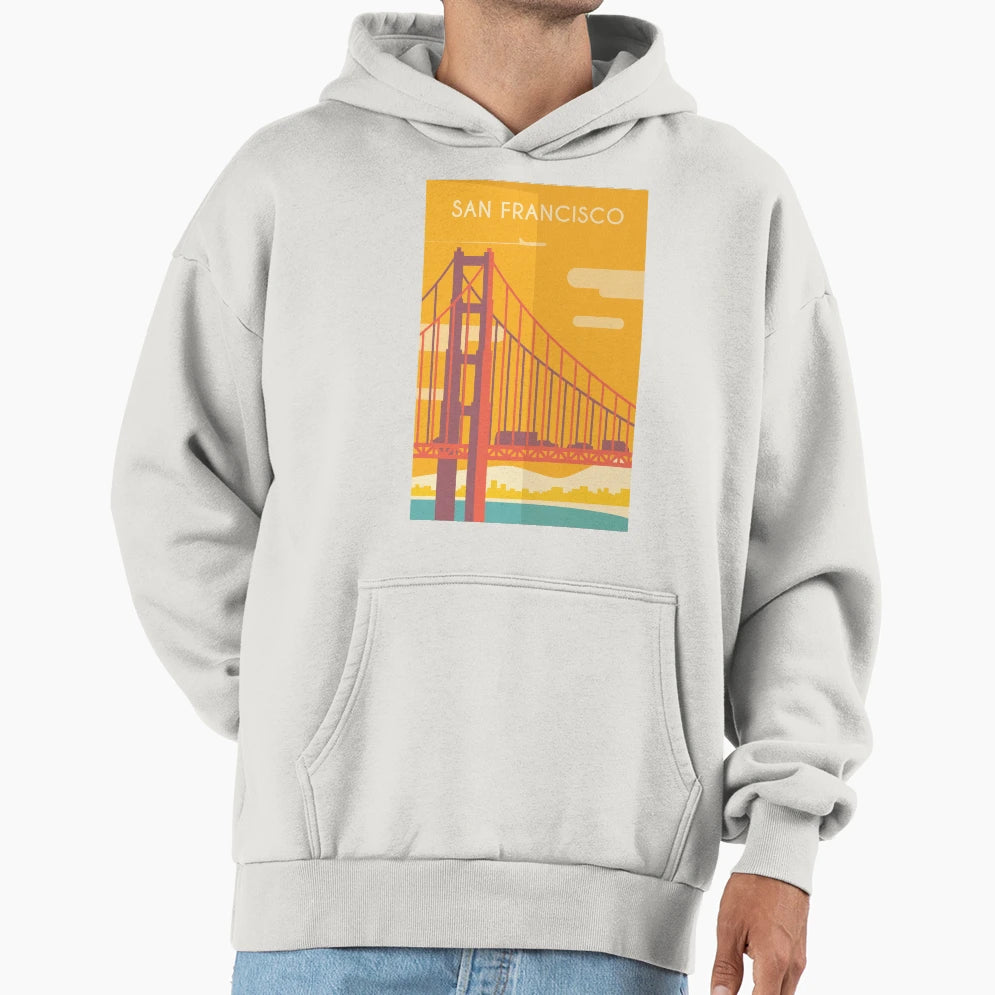 San Francisco California Hoodie - Trendy Graphic Men Women - T-Shirt, Sweatshirt, Hoodie